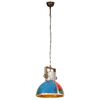 vidaXL Industrial Hanging Lamp 25 W Multicolour Round 40 cm E27