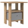 vidaXL Bedside Table Artisan Oak 41 x 40 x 45 cm Engineered Wood