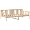 vidaXL Day Bed and Bench Set with Roof without Mattress 90x190 cm Single