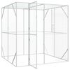 vidaXL Bird Cage Anthracite 209 x 202 x 214 cm Galvanised steel