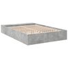 vidaXL Bed Frame without Mattress Concrete Grey 160x200 cm
