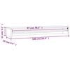 vidaXL Monitor Stand Sonoma Oak 100x24x13 cm Engineered Wood