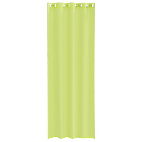 vidaXL Voile Curtains with Grommets 2 pcs Apple Green 140x300 cm