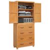 vidaXL Storage Furniture Set with Drawer Brown Engineered wood