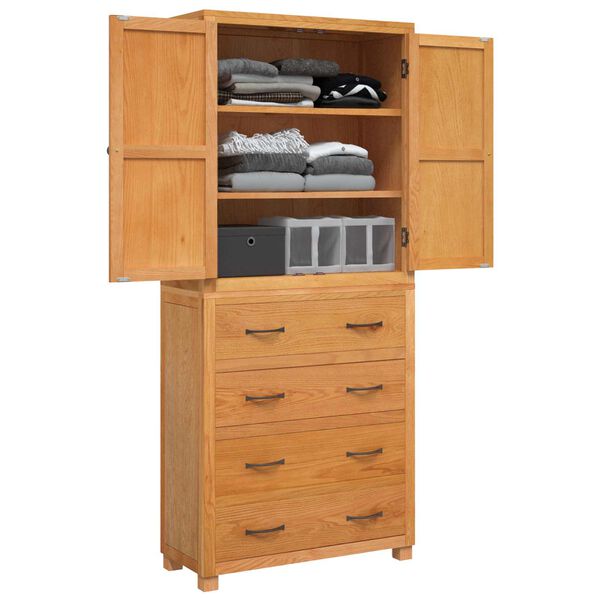 vidaXL Storage Furniture Set with Drawer Brown Engineered wood