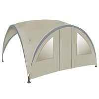 Bo-Camp Side Wall for Party Shelter with Door and Window S Beige