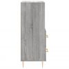 vidaXL Sideboard Grey Sonoma 34.5x34x90 cm Engineered Wood