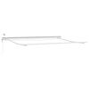 vidaXL Awning White 5 x 3 m Metal