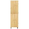vidaXL Cabinet with Drawer SKI 9 pcs Honey Brown Solid Pine Wood