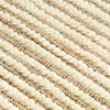 vidaXL Rug Hemp Wool 160x230 cm Natural/White