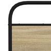 vidaXL Bed Frame Without Mattress 140x190 cm Sonoma Oak Engineered Wood
