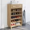 vidaXL Shoe Cabinet Artisian Oak 60 x 35 x 105 cm Engineered Wood