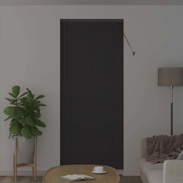 vidaXL Venetian Blinds Manual Dark Grey 220 x 90 cm Aluminium