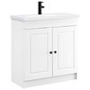 vidaXL Bathroom Furniture Set White 56 x 37.5 x 81 cm Engineered Wood