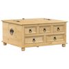 vidaXL Storage Box Corona 90x78x45 cm Solid Wood Pine