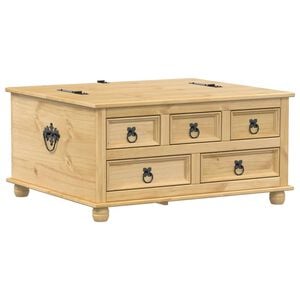 vidaXL Storage Box Corona 90x78x45 cm Solid Wood Pine