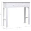 vidaXL Console Table White 90x30x77 cm Wood