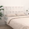 vidaXL Bed Headboard White 205.5x4x100 cm Solid Wood Pine
