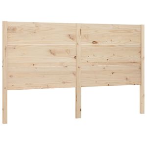 vidaXL Headboard 206x4x100 cm Solid Wood Pine
