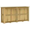 vidaXL Raised Bed 196x50x100 cm Impregnated Pinewood