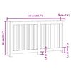 vidaXL Radiator Cover Artisian Oak 149x20x82 cm Engineered Wood