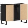 vidaXL Bathroom Cabinet Black Oak 80 x 33 x 60 cm Engineered Wood