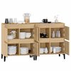 vidaXL Sideboards 2 pcs Sonoma Oak 60x35x70 cm Engineered Wood
