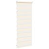 vidaXL Zebra Blind Marble Beige 65x100 cm Fabric Width 60.9 cm Polyester