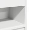 vidaXL Bedside Cabinets 2 pcs with Drawer White 39x28x41 cm