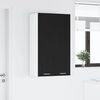 vidaXL Hanging Cabinet Black Oak 60 x 31 x 100 cm Engineered Wood