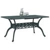 vidaXL Garden Table Green 150 x 90 x 72 cm Aluminium