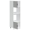 vidaXL Oven Cabinets 2 pcs Porto Concrete Grey Engineered Wood