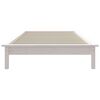 vidaXL Bed Frame without Mattress White 90x200 cm Solid Wood