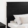 vidaXL Headboard with Headboard Black Oak 80 cm Engineered Wood