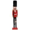 vidaXL Christmas Nutcracker TURKU Red and Black 91 cm
