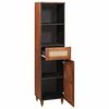 vidaXL Sideboard with Drawer with Shelf Brown 38 x 33.5 x 160 cm
