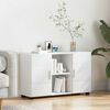 vidaXL Sideboard FLORIN White 88.5 x 30.5 x 55.5 cm Engineered Wood