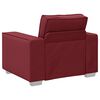 vidaXL Sofa Wine Red 99 x 78 x 84 cm Fabric