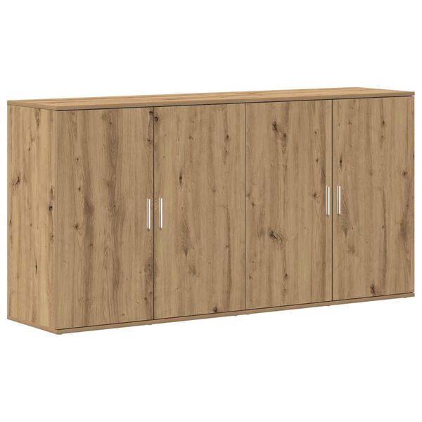 vidaXL Sideboard 2 pcs Artisan Oak 79 x 38 x 80 cm Engineered Wood