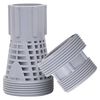 vidaXL Hose Connector | Set of 2 | Grey | Plastic | Durable | Hose Connector