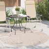 vidaXL Area Rugs Round PALMERAS Beige &Oslash; 160 CM Polyester