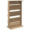 vidaXL Magazine Rack Artisan Oak 70 x 41 x 126 cm Engineered Wood