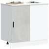 vidaXL Kitchen Base Cabinet Lyon Concrete Grey Engineered Wood