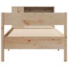 vidaXL Bookcase Bed without Mattress 90x190 cm Single Solid Wood Pine
