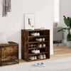 vidaXL Shoe Cabinet Grey Sonoma 60x35x70 cm Engineered Wood