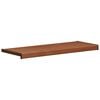 vidaXL Window Sill Brown Wood 60 x 35 x 4.5 cm PVC
