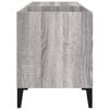 vidaXL Record Cabinet Grey Sonoma 84.5x38x48 cm Engineered Wood