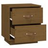 vidaXL Bedside Cabinets 2 pcs Honey Brown 40x34x45 cm Solid Wood Pine
