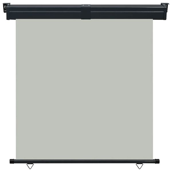 vidaXL Balcony Side Awning 165x250 cm Grey