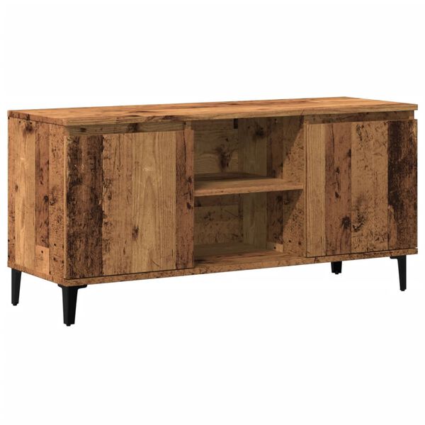 vidaXL TV Cabinet Old Wood 102x35x50 cm Engineered Wood